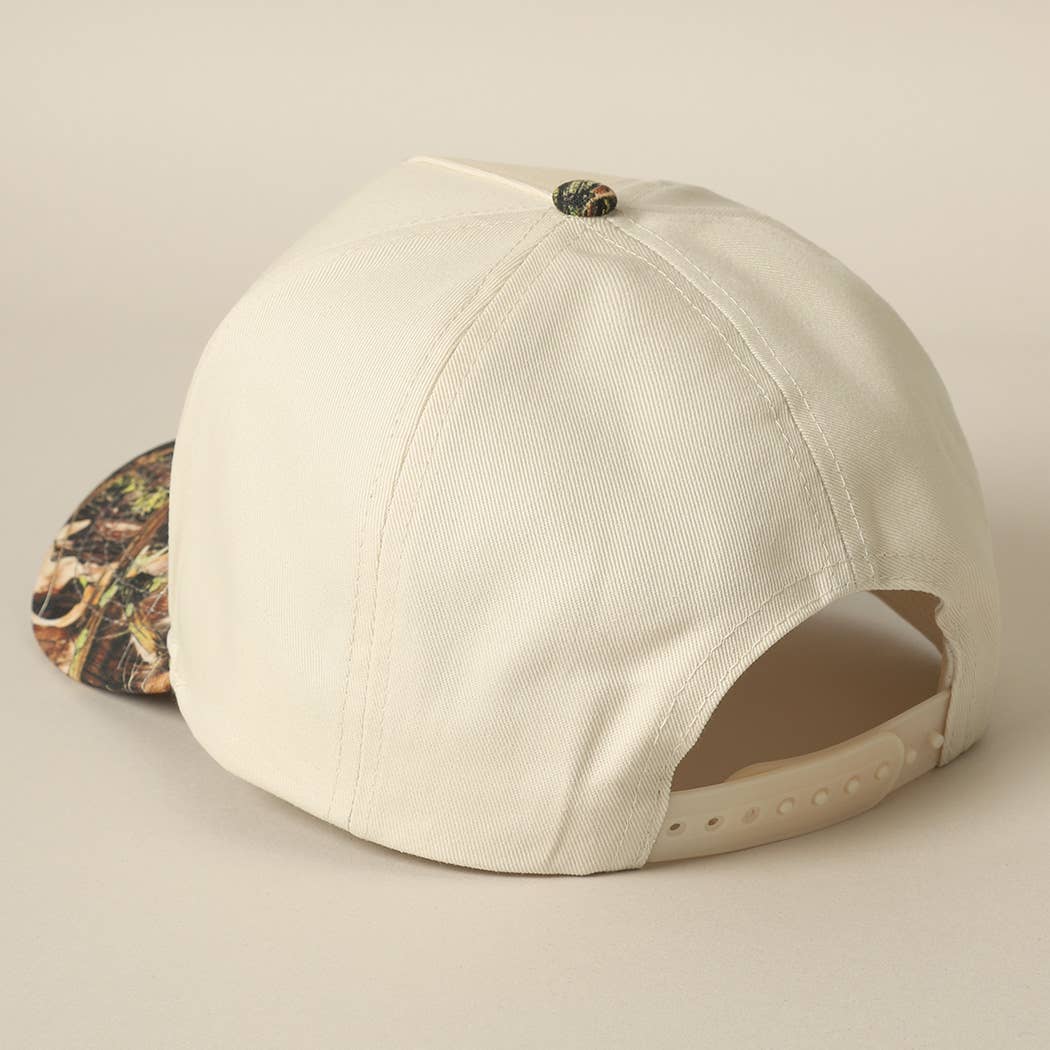 "You Look Like You Love Me" Embroidered Camo Trucker Hat — Cheeky Statement with Adjustable Snapback